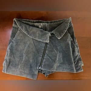 Free People Asymmetrical Cord Skort